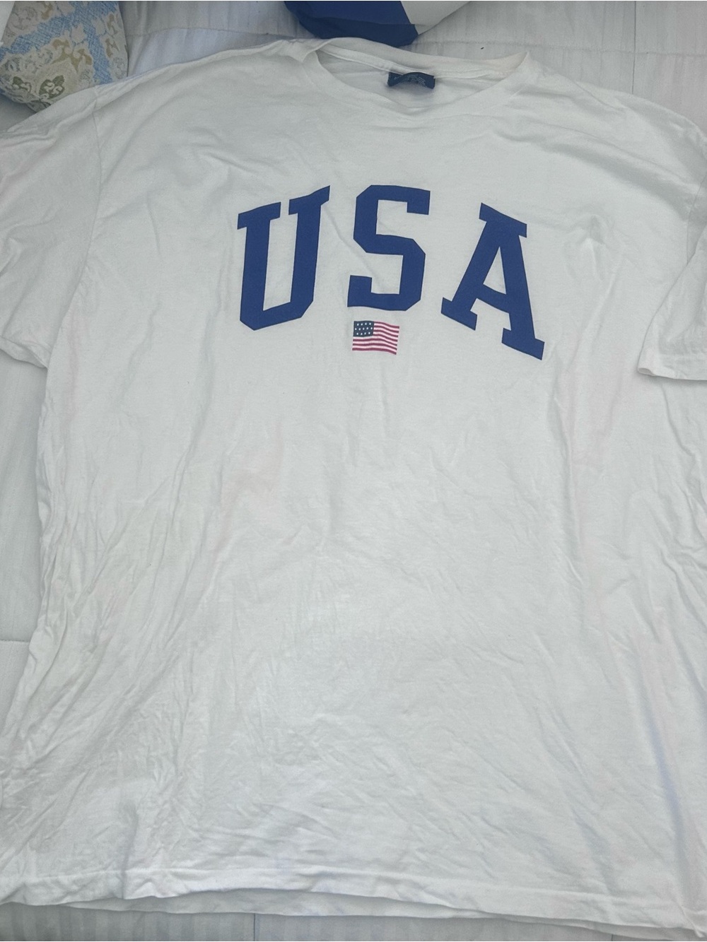 Excellent Condition Ralph Lauren Polo Sport USA T-Shirt American Flag SzXL